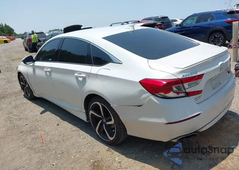 2020 Honda Accord Sport из США, поврежденный, VIN 1HGCV1F39LA062616